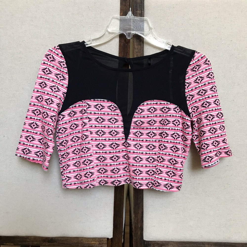 Pink Crop Top
